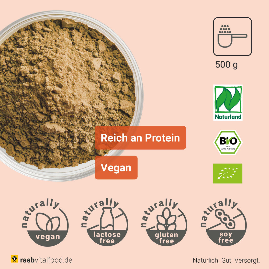Naturland Bio Kürbiskernprotein Pulver