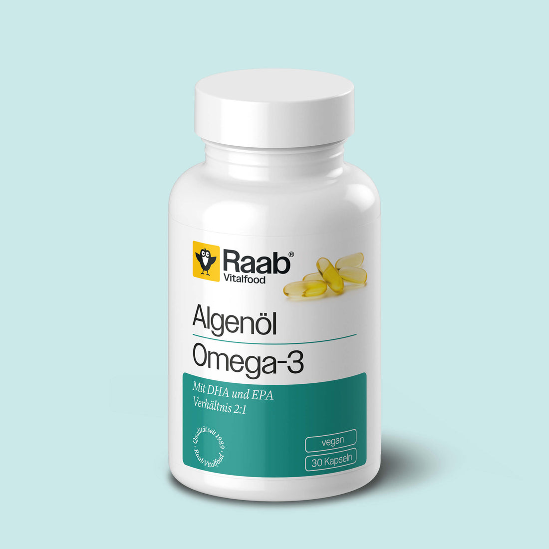 Algenöl Omega-3 Kapseln - 30 Stück