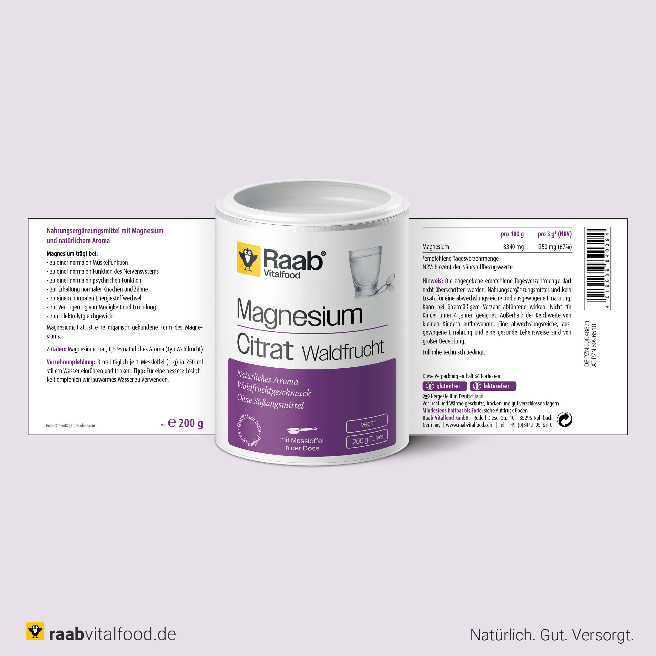 Magnesiumcitrat Waldfrucht