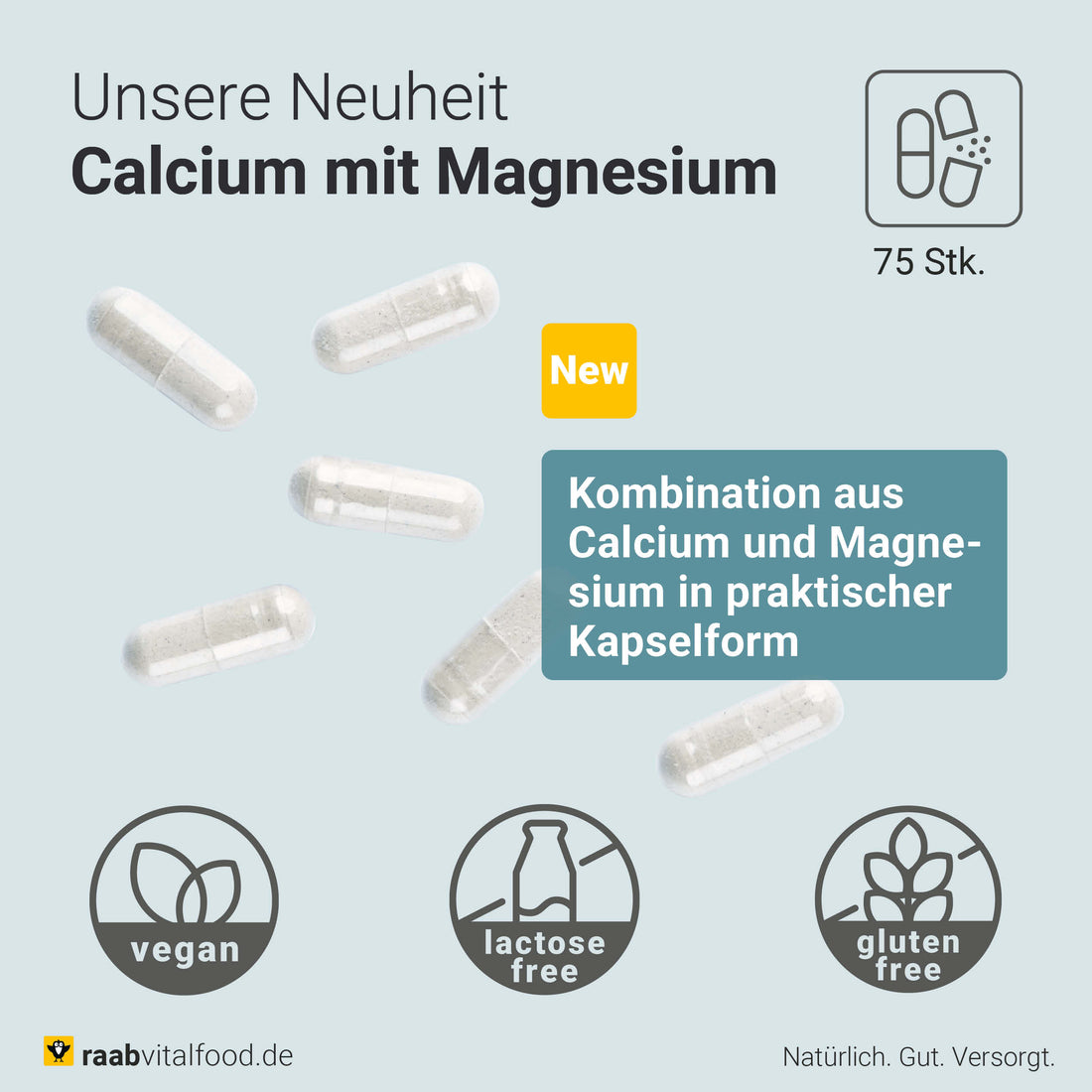 Calcium mit Magnesium Kapseln