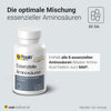 Essenzielle Aminosäuren Kapseln - Alle 8 essenziellen Aminosäuren inklusive BCAAs Leucin, Isoleucin und Valin von Raab Vitalfood