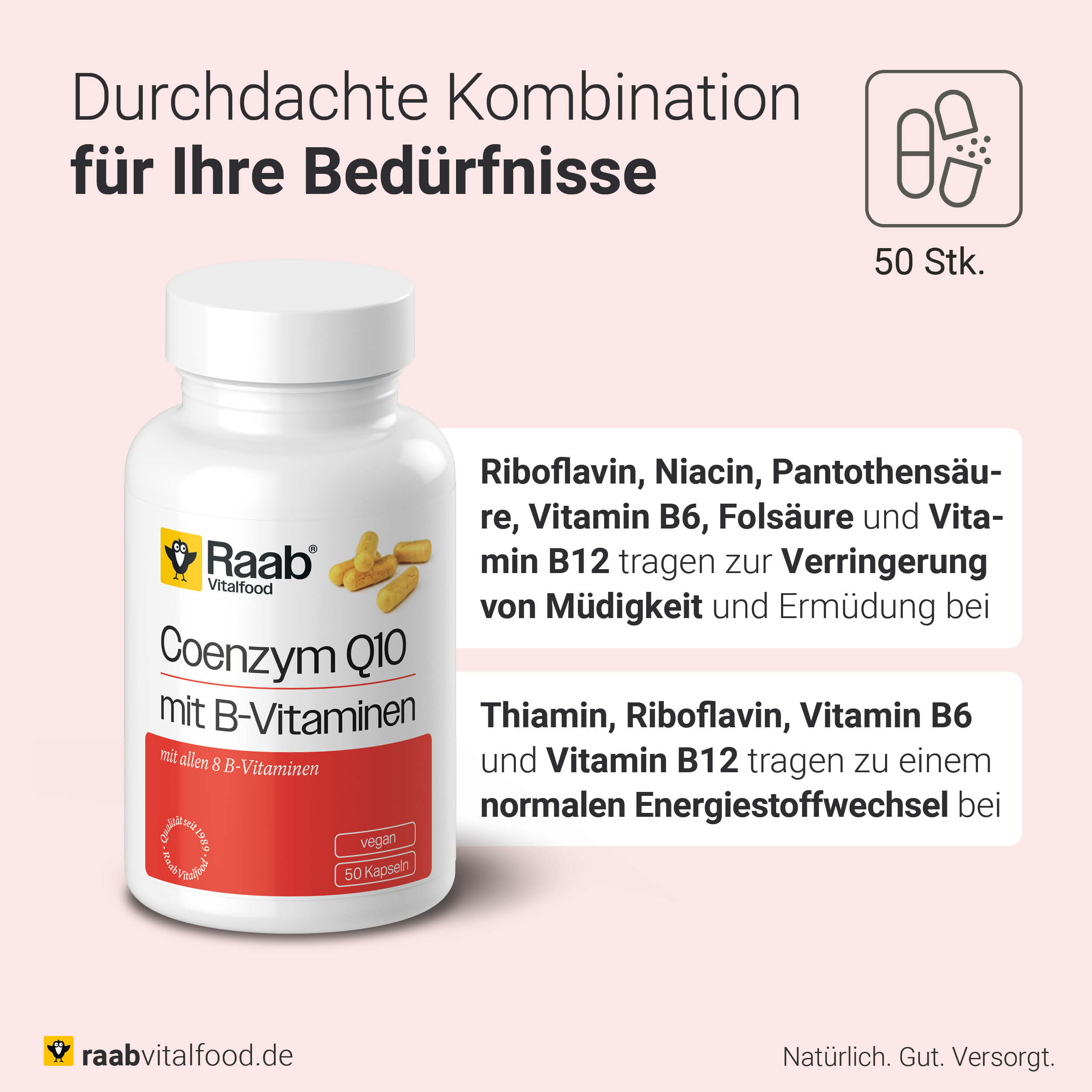 Coenzym Q10 mit B-Vitaminen Kapseln