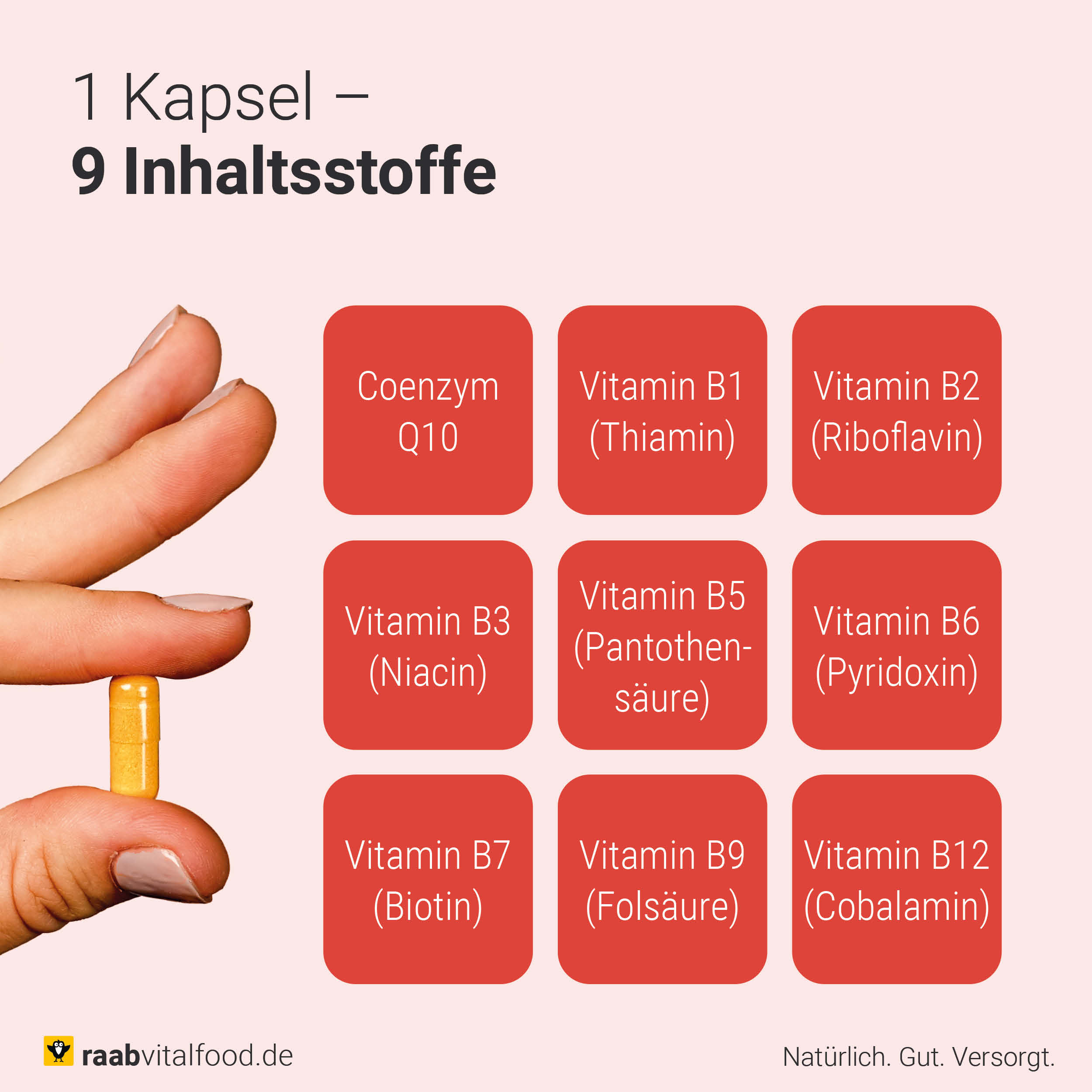 Coenzym Q10 mit B-Vitaminen Kapseln