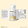 Vorder- und Rückseite der Verpackung Raab Vitalfood Immun Komplex mit Inhaltsstoffen, Nährwertangaben und Verzehrempfehlung zu den 60 veganen Lutschtabletten.