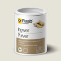 Raab Bio Ingwer Pulver 100g - Mangan trägt dazu bei, die Zellen vor oxidativem Stress zu schützen, Ingwerpulver mit schwarzem Pfeffer aus Peru