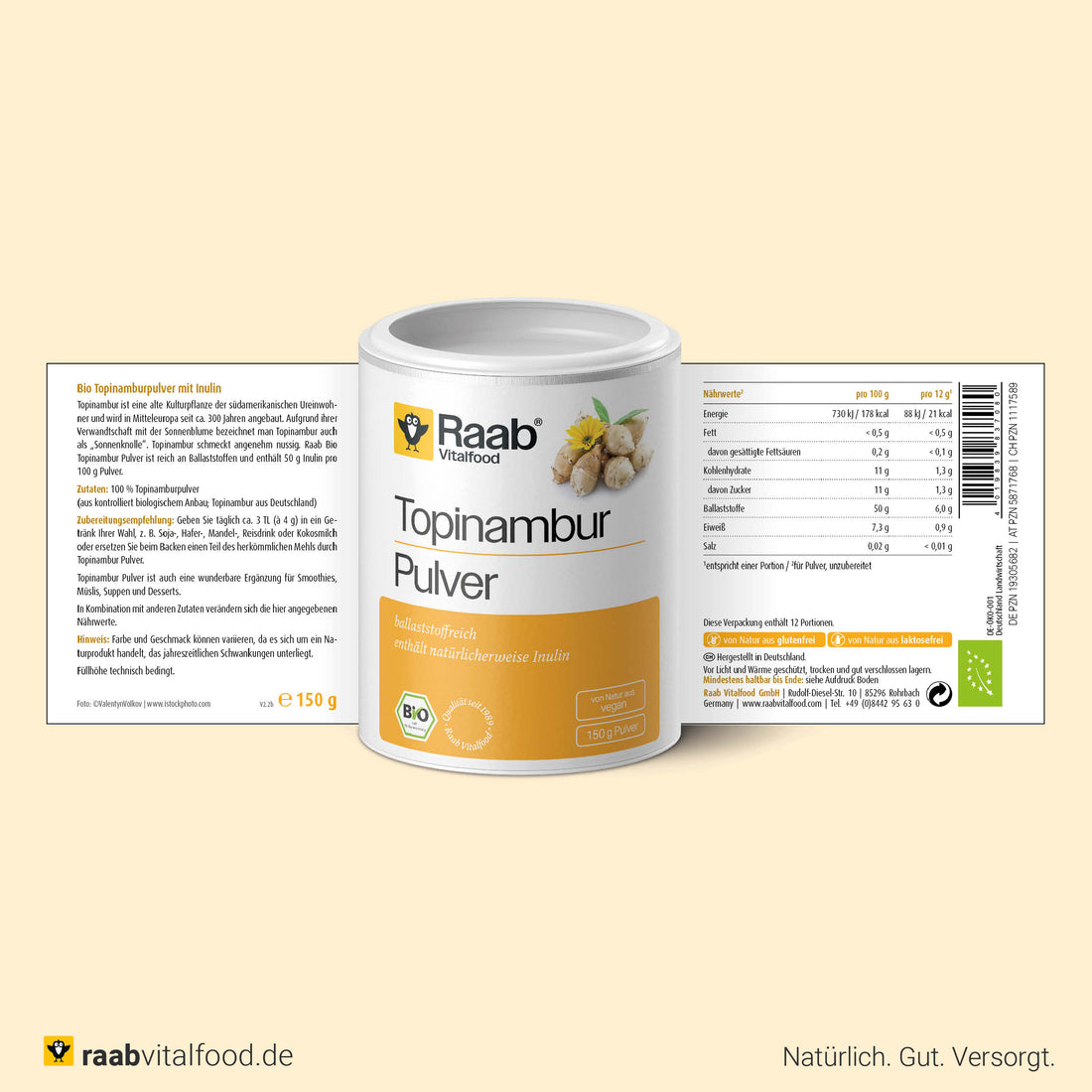 Bio Topinambur Pulver