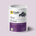 Raab Bio Acai Pulver 80g - 100% Acaifruchtpulver aus Acaipüree und Limettensaft aus Brasilien