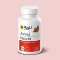 Raab Bio Acerola Kapseln 80 Stück - Acerolafruchtsaftkonzentrat aus kontrolliert biologischem Anbau, vegan