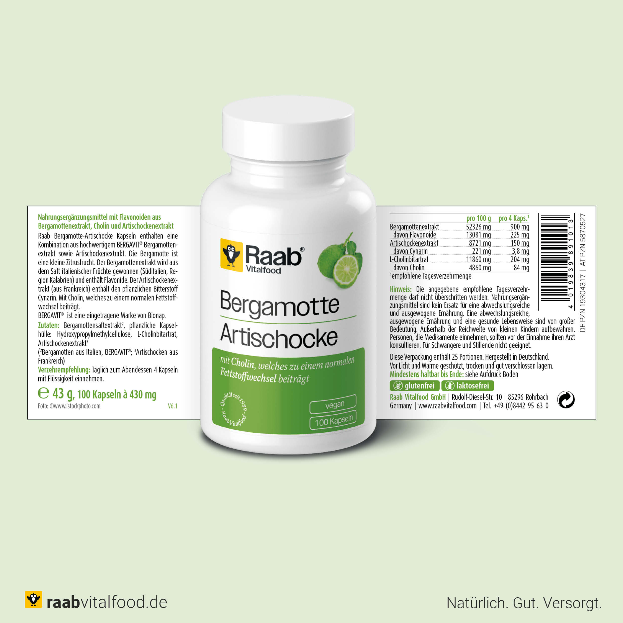Bergamotte Artischocke Kapseln