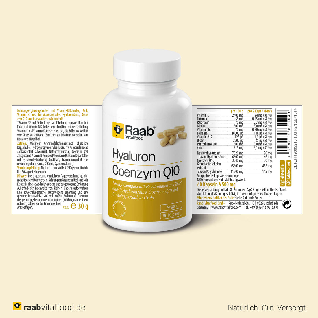 Hyaluron Coenzym Q10 Kapseln