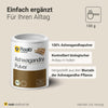 Bio Ashwagandha Pulver Inhaltsstoffe - 100% Ashwagandhawurzelpulver aus Indien in Premium Bio-Qualität