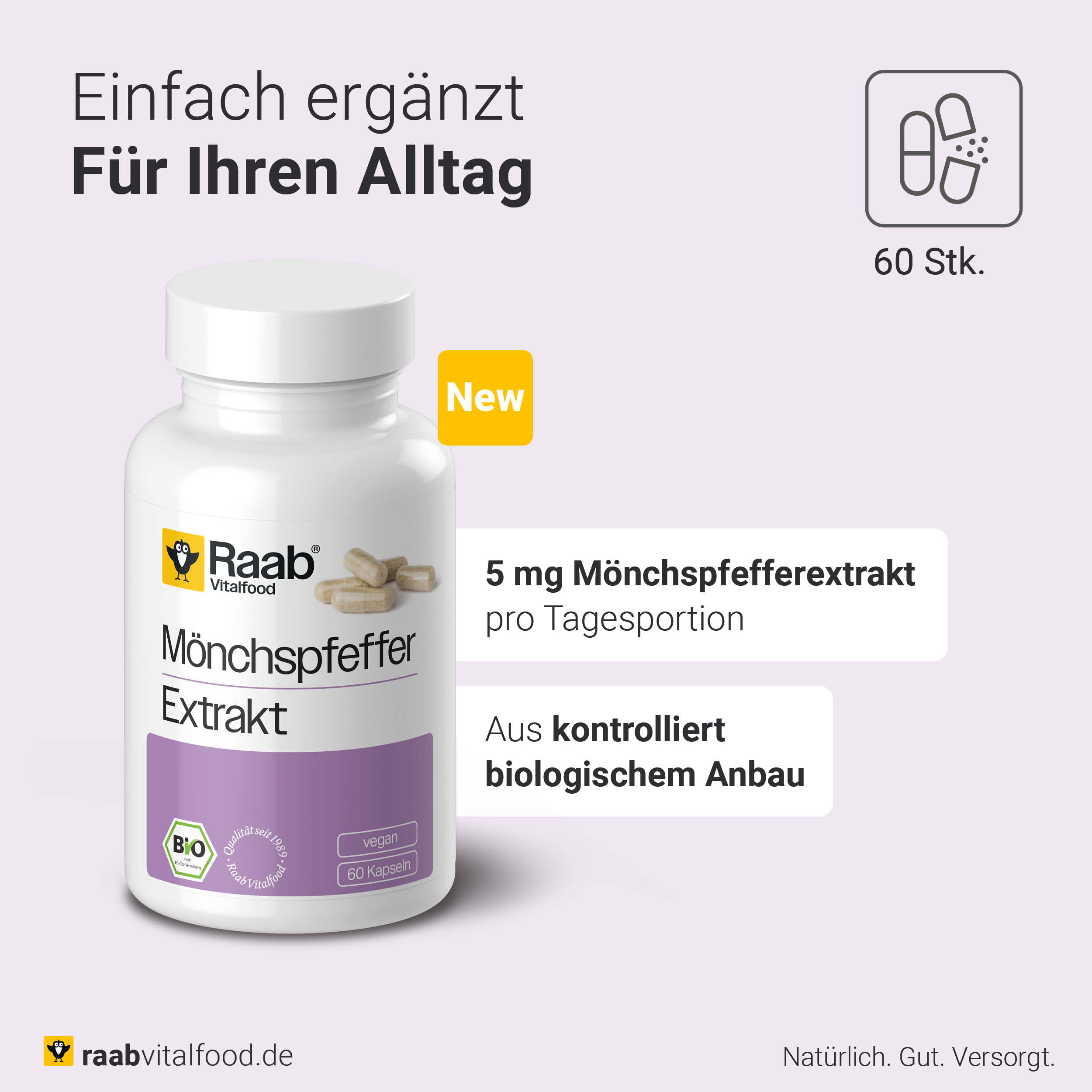 Mönchspfeffer Extrakt Kapseln