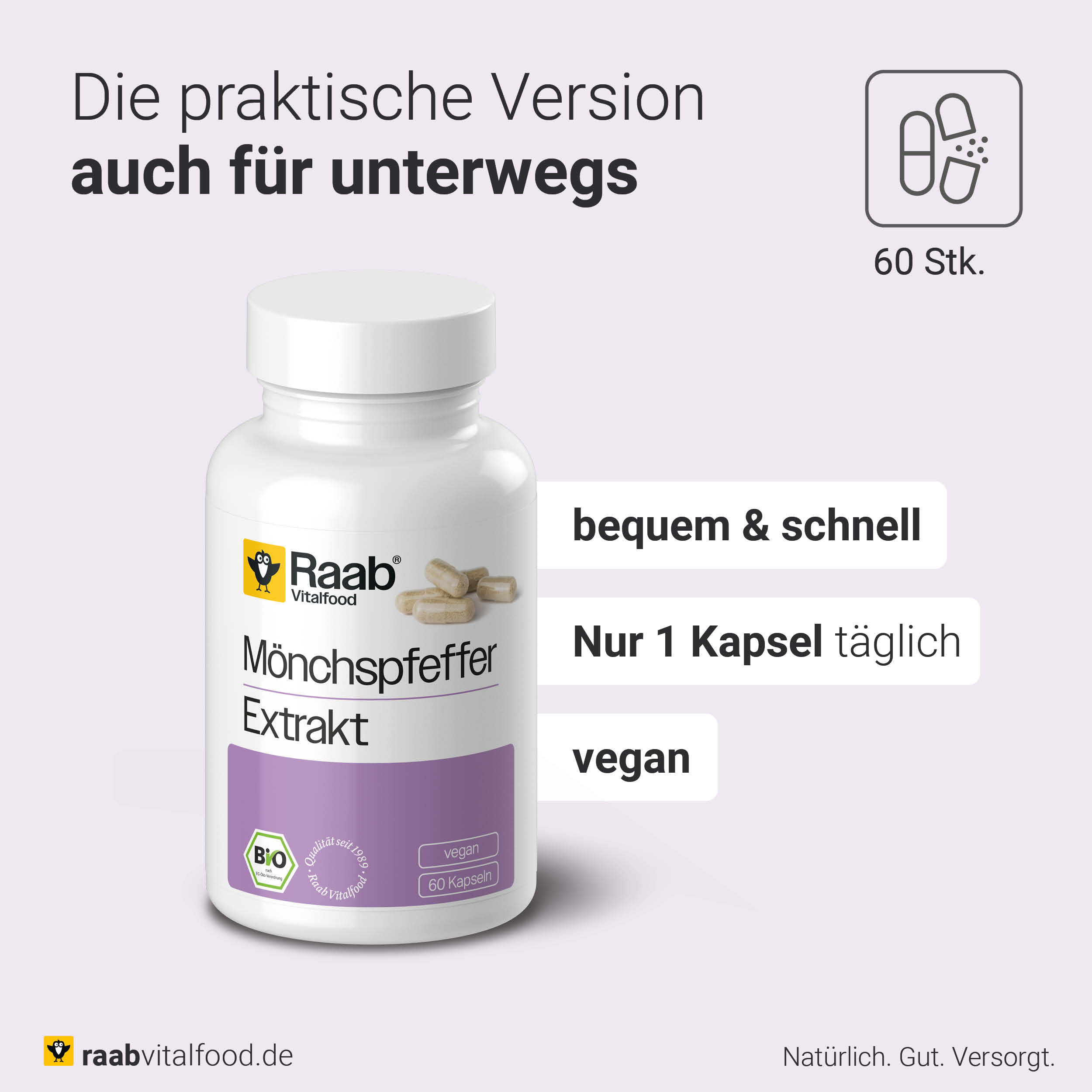 Mönchspfeffer Extrakt Kapseln