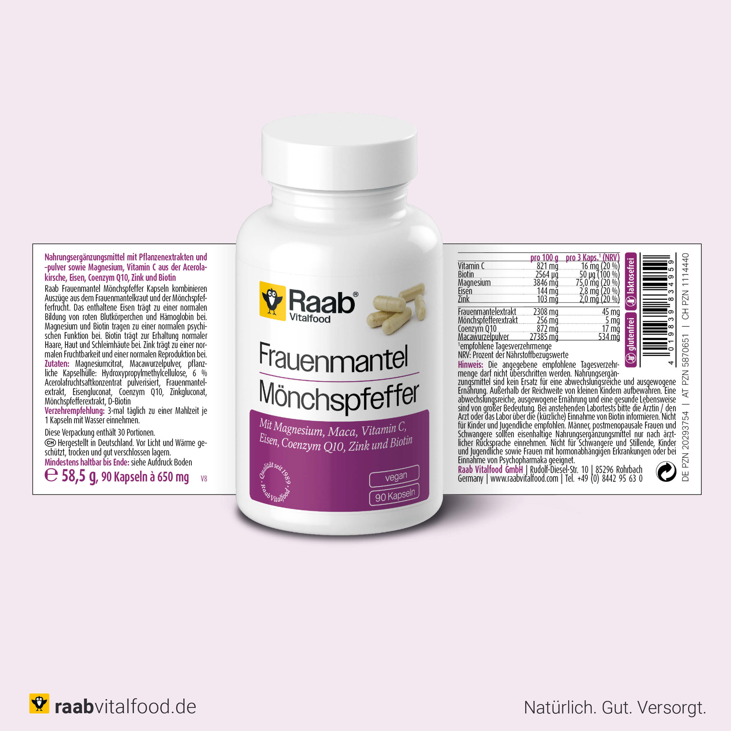 Frauenmantel Mönchspfeffer Kapseln