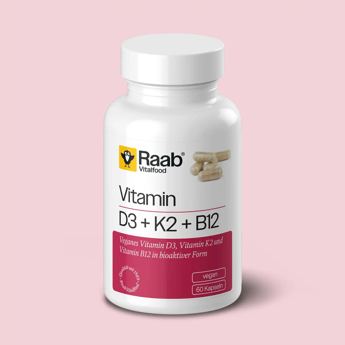 Vitamin D3 + K2 + B12 Kapseln