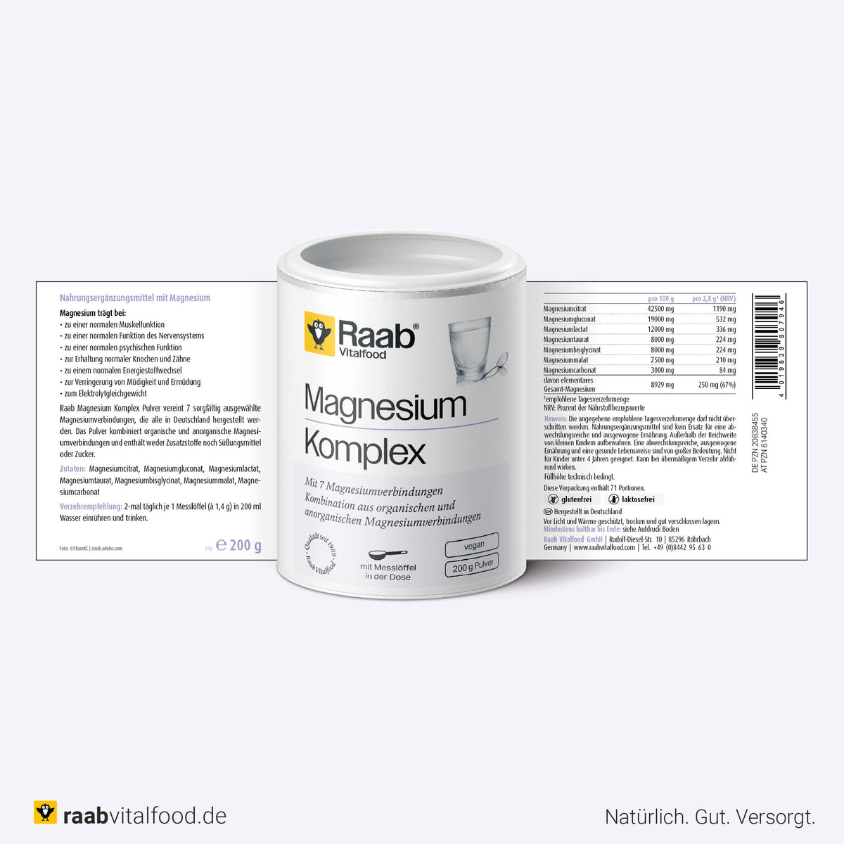 Magnesium Komplex Pulver