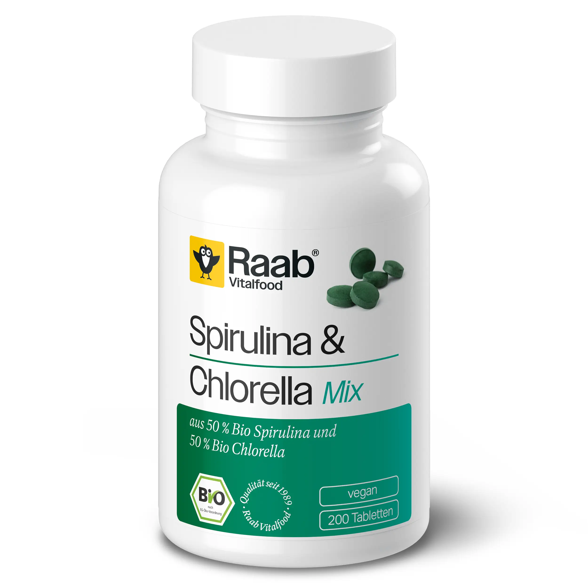 Bio Spirulina + Chlorella Tabletten